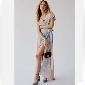 Free People Desert Flower Wrap Dress